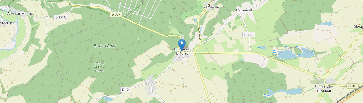 Apremont-la-Forêt - Carte