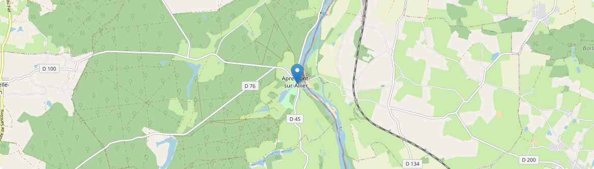 Apremont-sur-Allier - Carte