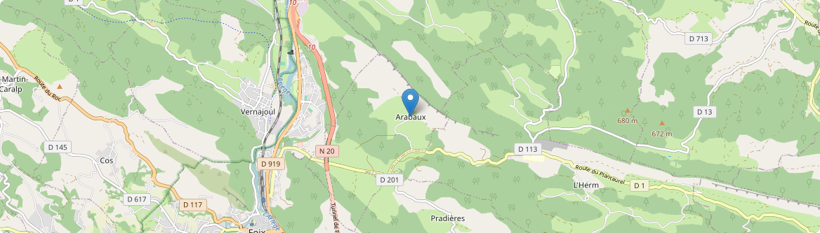 Arabaux - Carte