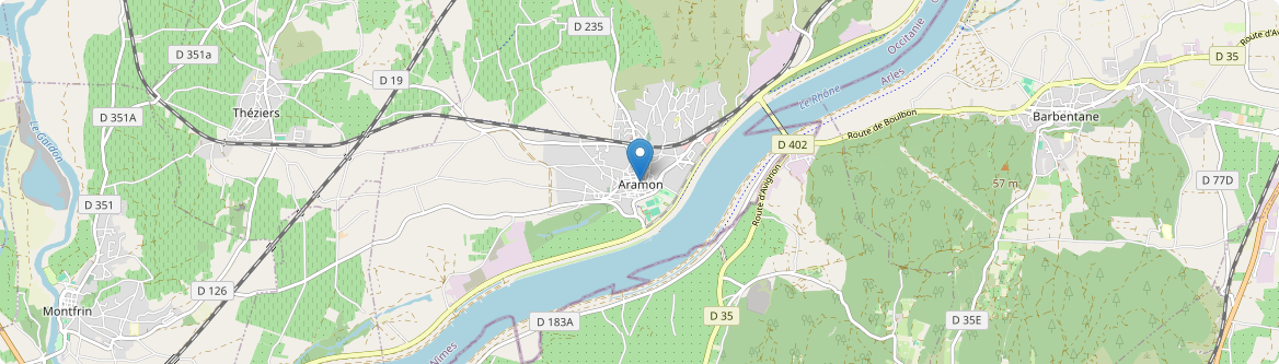 Aramon - Carte