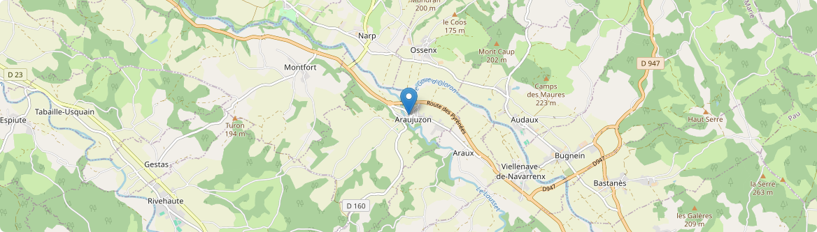 Araujuzon - Carte