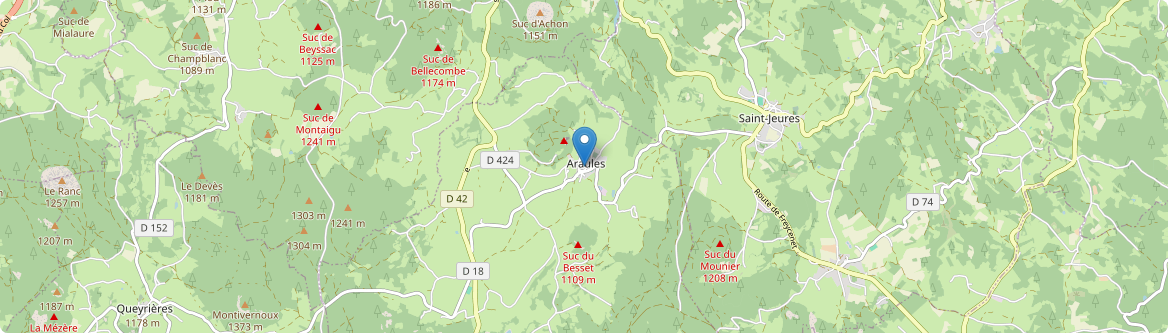 Araules - Carte