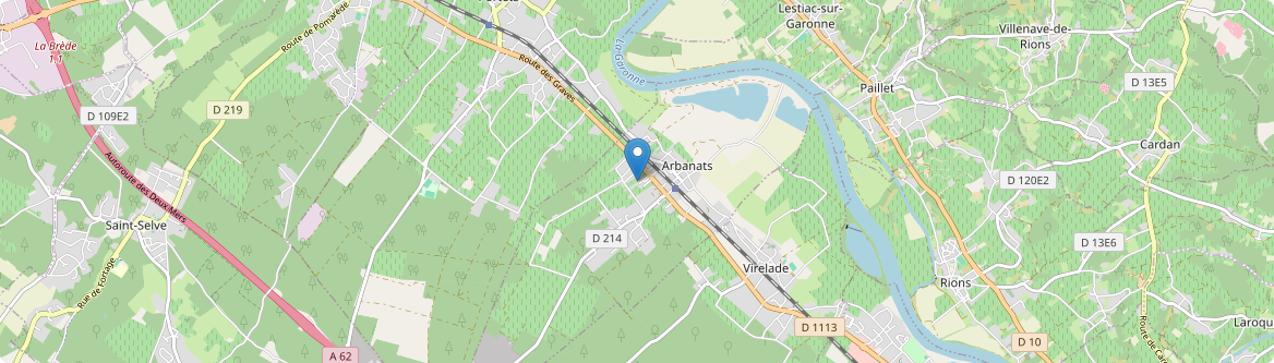 Arbanats - Carte