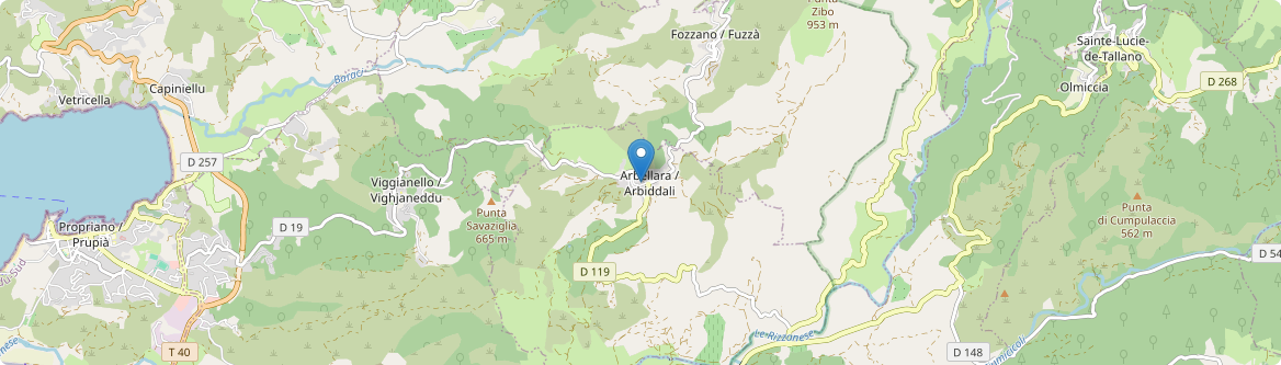 Arbellara - Carte