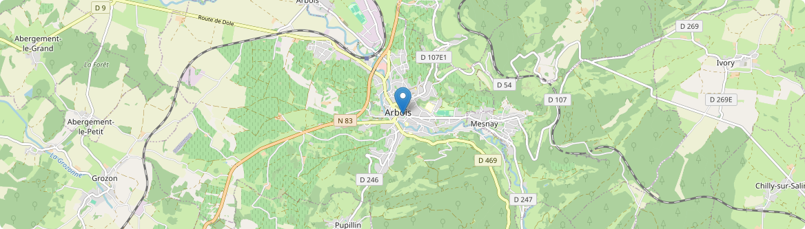 Arbois - Carte