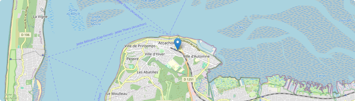 Arcachon - Carte