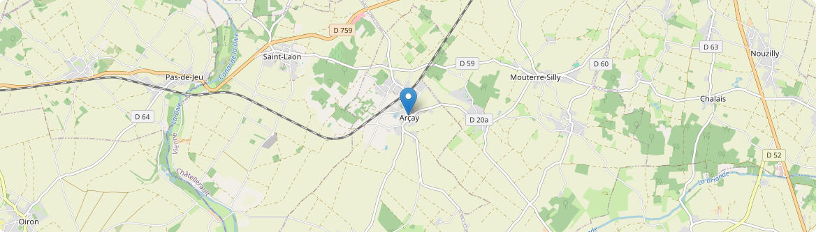 Arçay - Carte