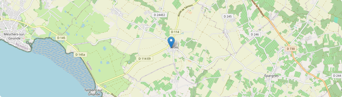 Arces - Carte