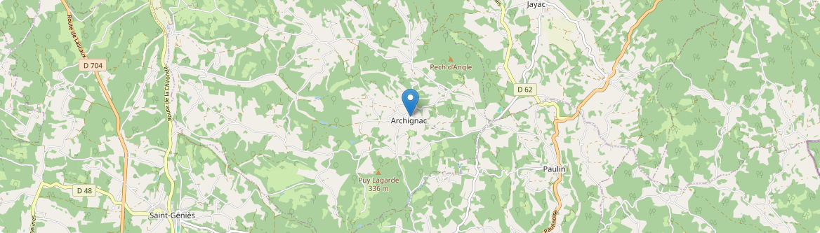 Archignac - Carte
