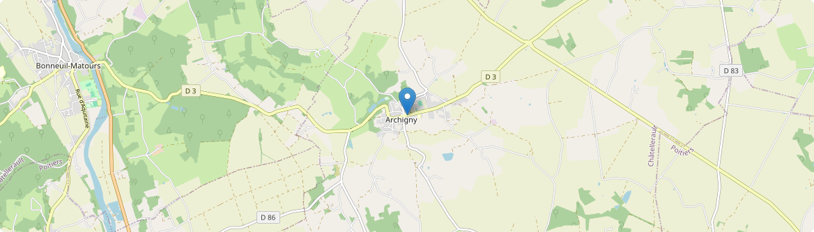 Archigny - Carte