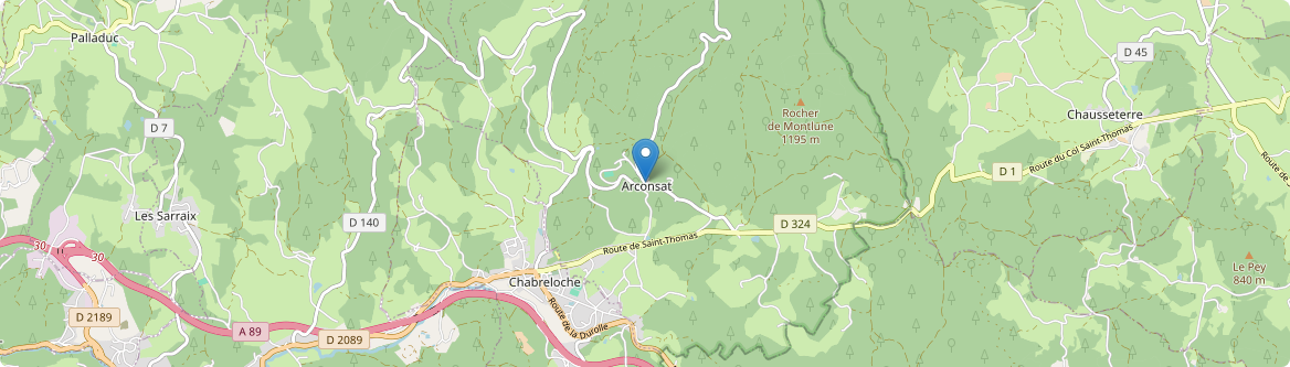 Arconsat - Carte