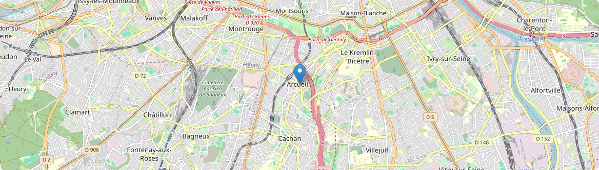 Arcueil - Carte