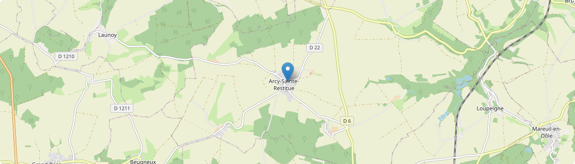 Arcy-Sainte-Restitue - Carte