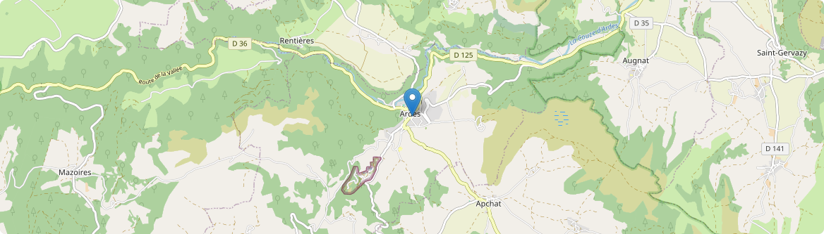 Ardes - Carte