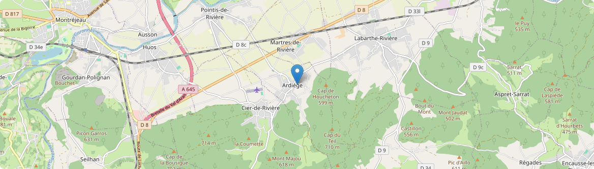 Ardiège - Carte