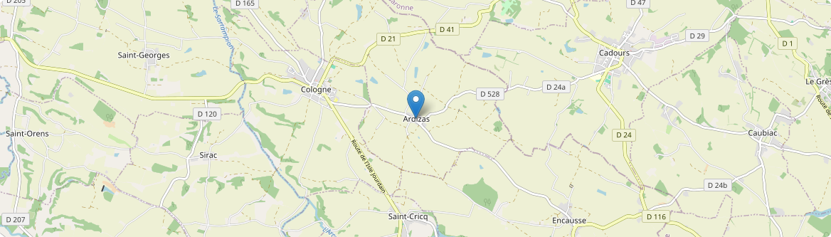 Ardizas - Carte