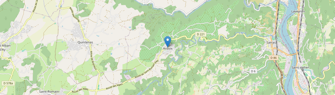 Ardoix - Carte