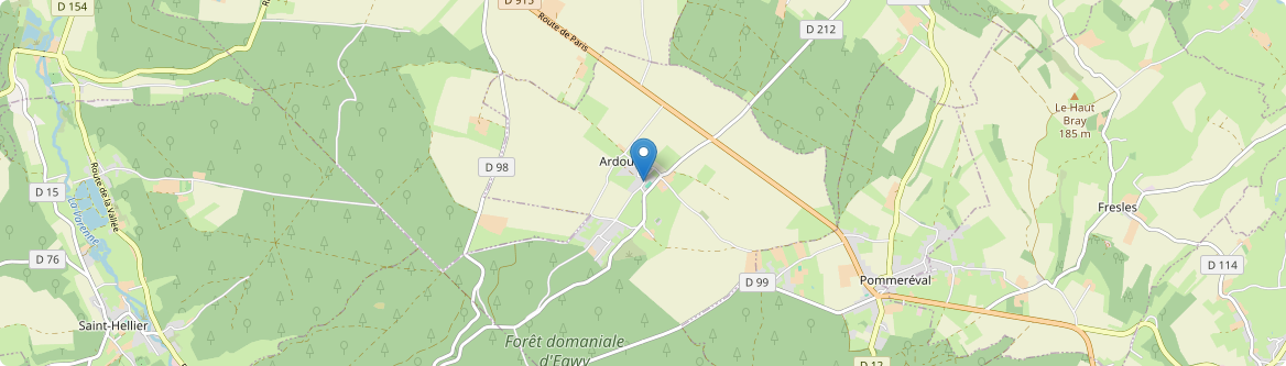 Ardouval - Carte