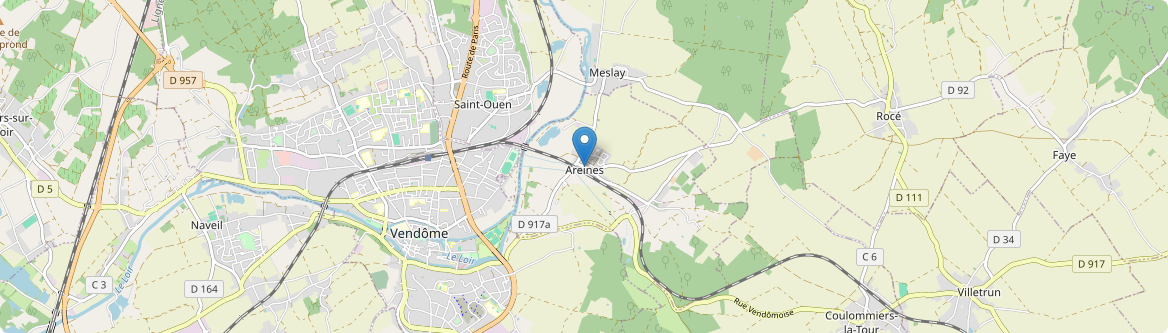 Areines - Carte