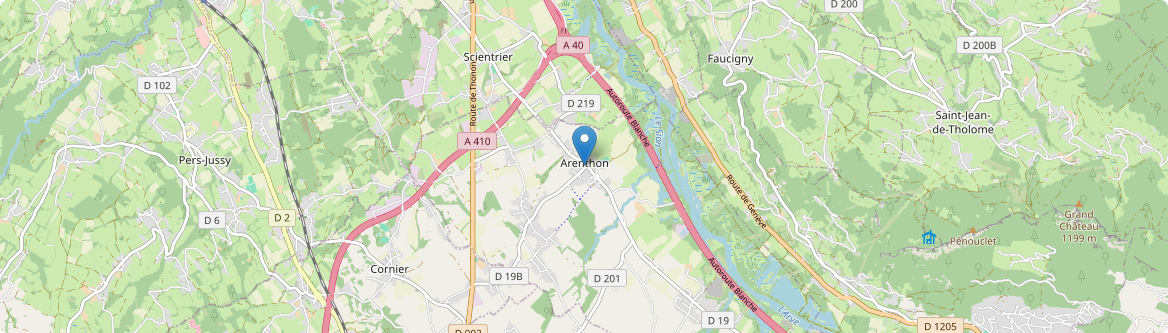 Arenthon - Carte