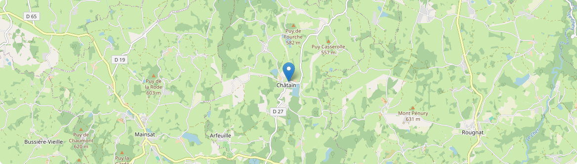 Arfeuille-Châtain - Carte