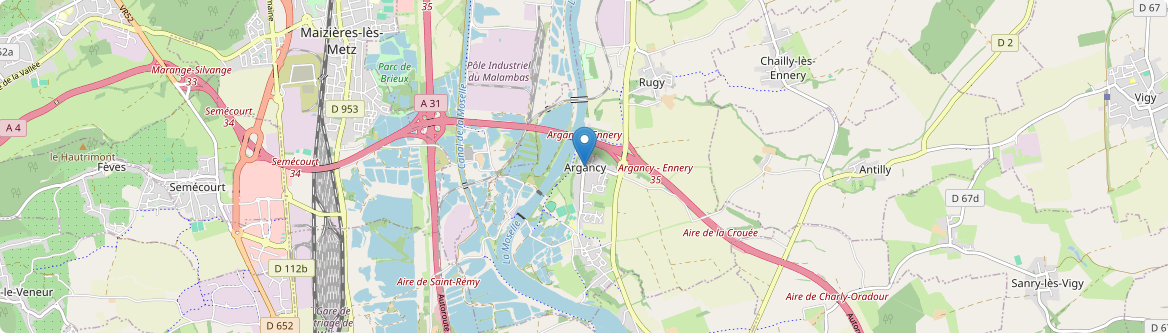 Argancy - Carte