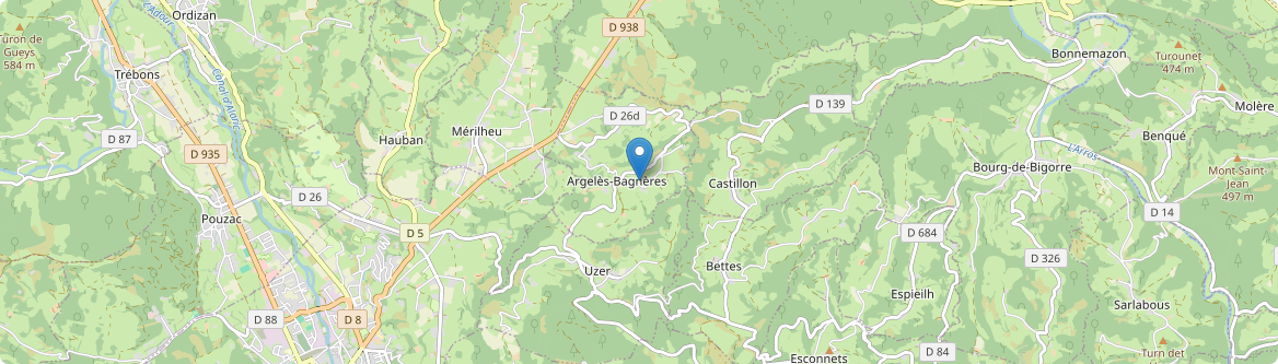 Argelès-Bagnères - Carte