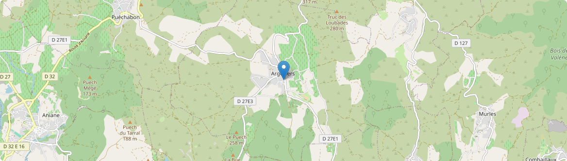 Argelliers - Carte
