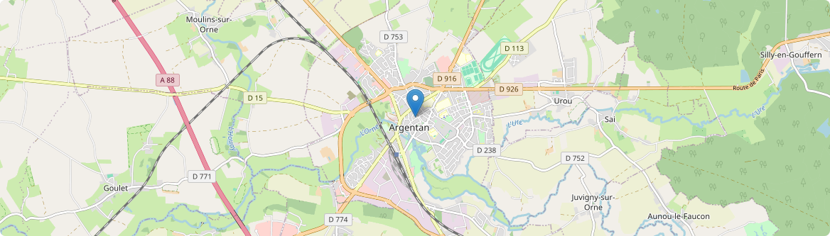 Argentan - Carte