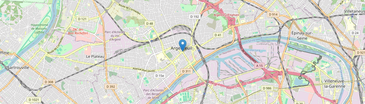 Argenteuil - Carte