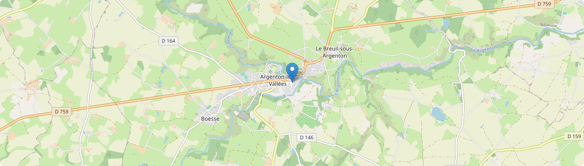 Argentonnay - Carte