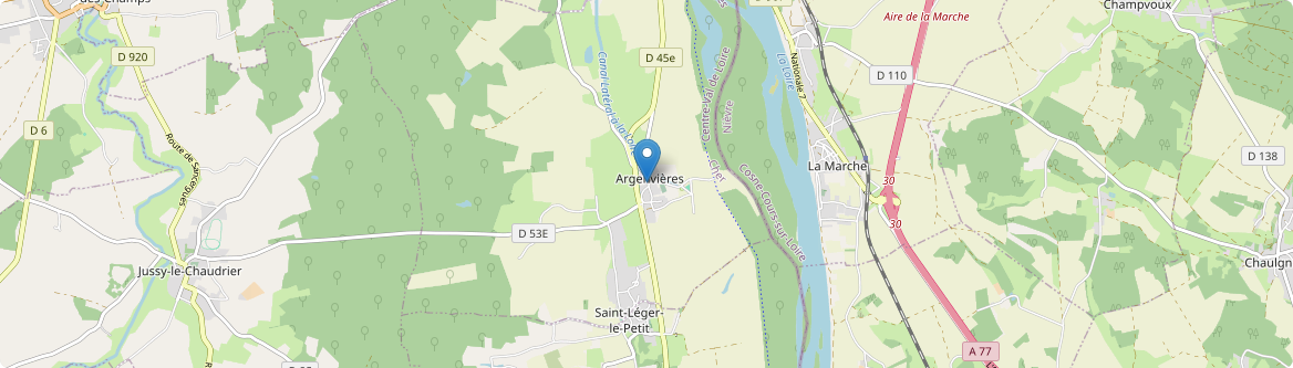 Argenvières - Carte