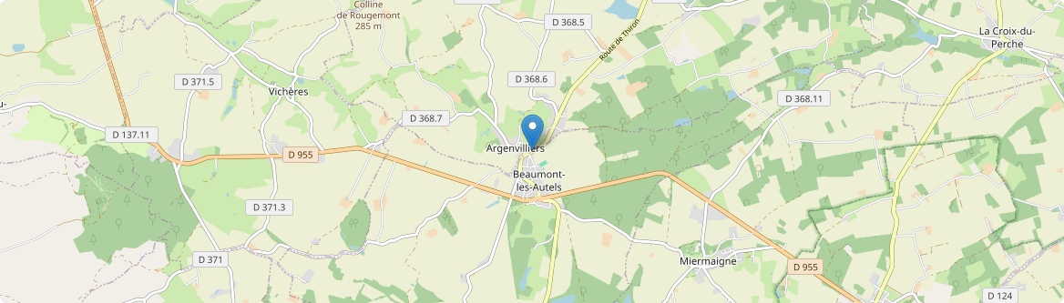 Argenvilliers - Carte