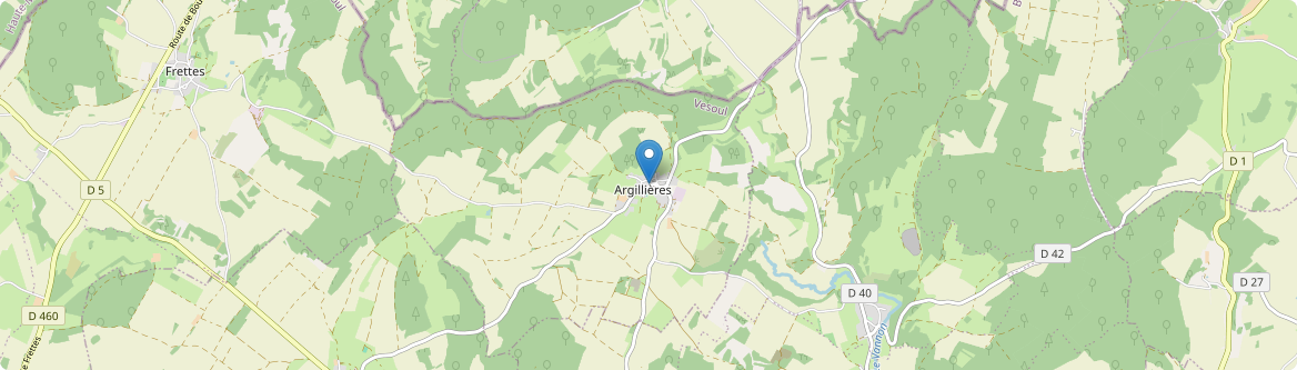 Argillières - Carte