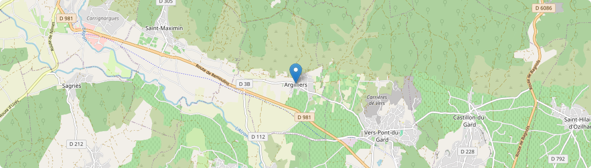 Argilliers - Carte