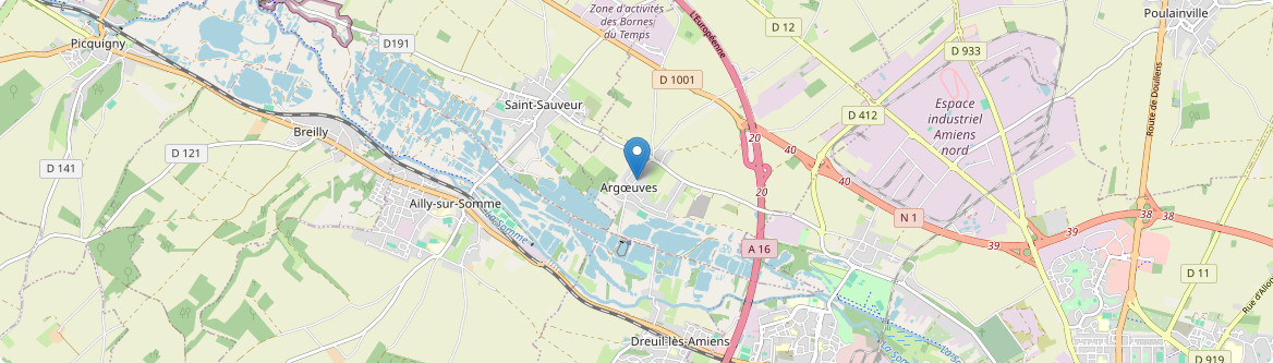 Argœuves - Carte