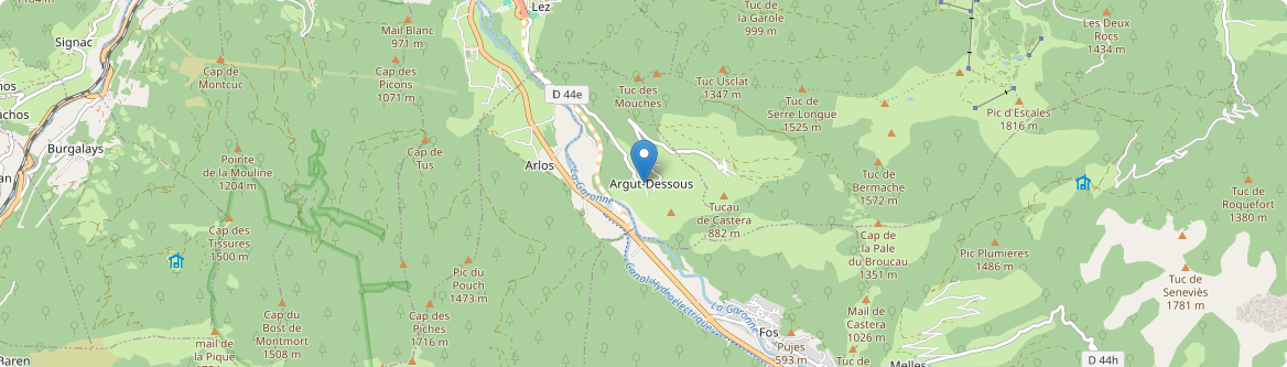 Argut-Dessous - Carte