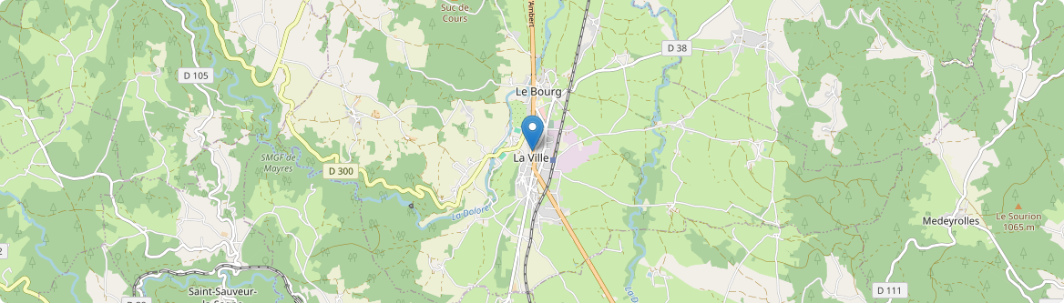 Arlanc - Carte