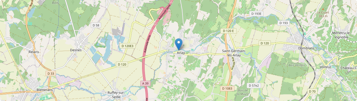 Arlay - Carte