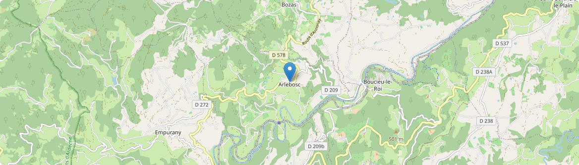 Arlebosc - Carte