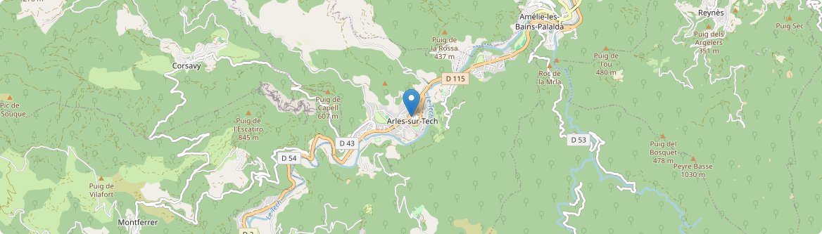 Arles-sur-Tech - Carte