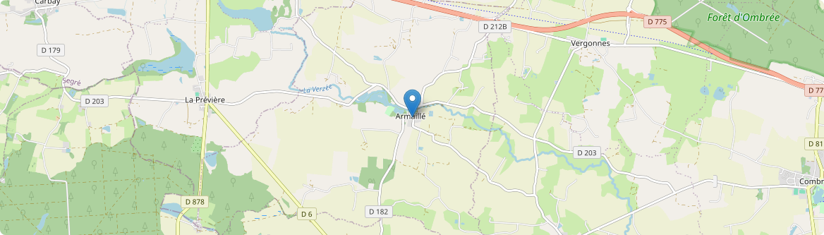 Armaillé - Carte