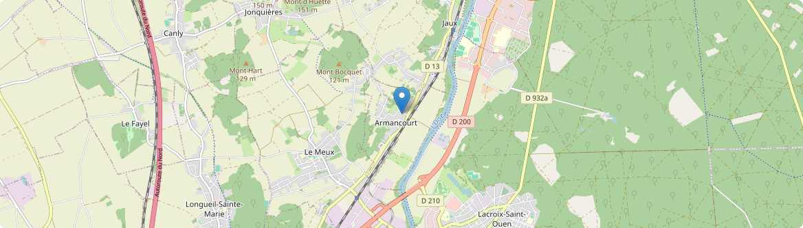 Armancourt - Carte