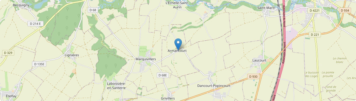 Armancourt - Carte