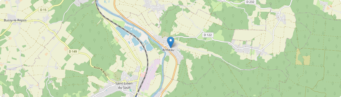 Armeau - Carte