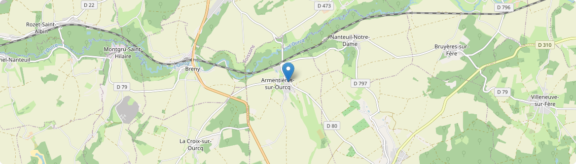 Armentières-sur-Ourcq - Carte