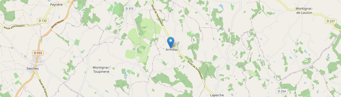 Armillac - Carte