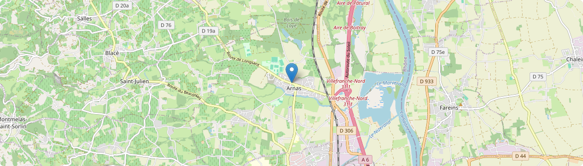 Arnas - Carte