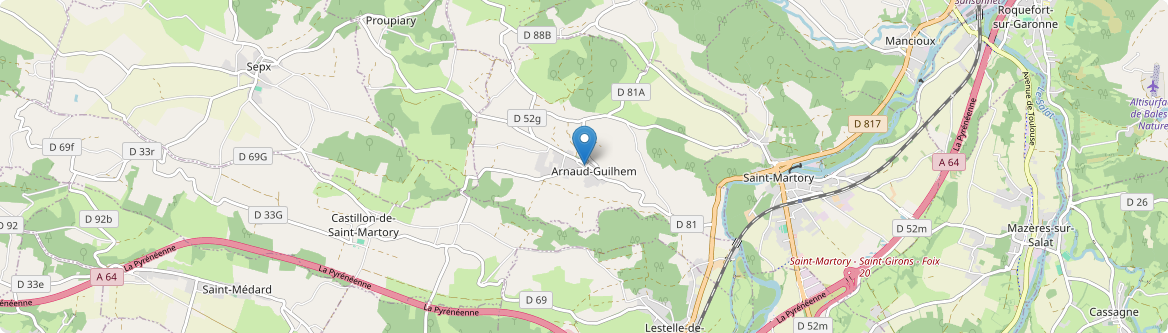 Arnaud-Guilhem - Carte