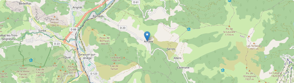 Arnave - Carte